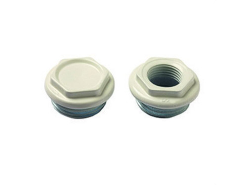 Tapón reducido izquierda 1x1/8" blanco para radiador