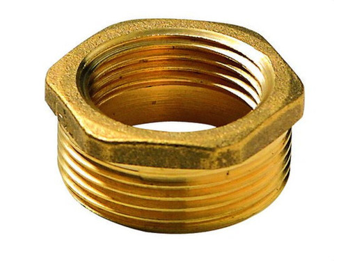 Reducción hexagonal figura 241 4" M 2" H latón