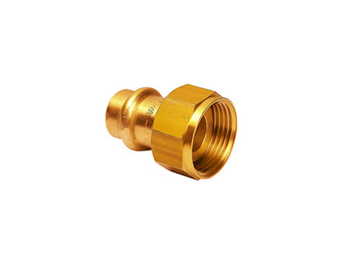Racor loco recto P4355 diámetro 22xG 3/4" bronce