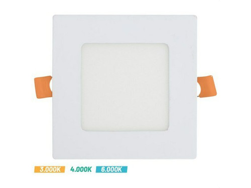 Downlight Led Empotrable Cuadrado CCT 3000/4000/6000K Color Blanco - Alverlamp