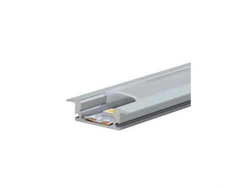 Perfil Aluminio+Difusor Tira Led Empotrar 2000X23X13mm - Alverlamp