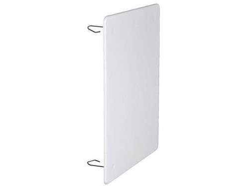 Tapa con garra metálica para caja Deribox blanca- Solera