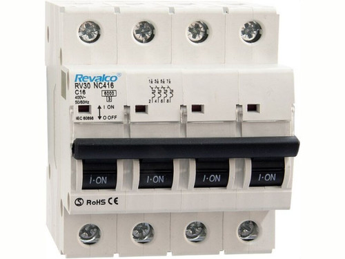 Magnetotérmico 4P C 6Ka Accesoriable - Revalco