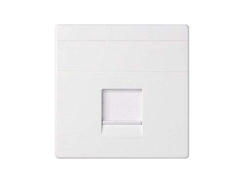 Placa voz y datos plana 1 conector RJ45 Simon 82 - Simon