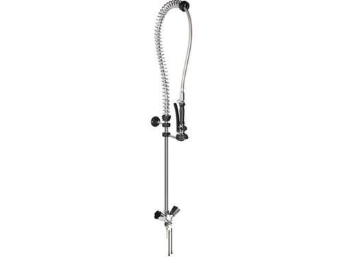 Equipo monobloc repisa montura estándar + volante latón cromo - Duchaflex