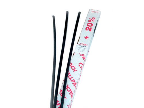 Tira SR1F 25,4-12,7/ 1000 mm termorretractil de pared delgada sin adhesivo contracción 2:1 - Cellpack