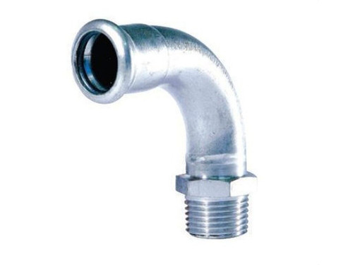 Codo M diámetro 1/2"x18mm acero al carbono - Filtube