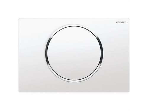 Pulsador Sigma 10 blanco cromado brillante blanco - Geberit