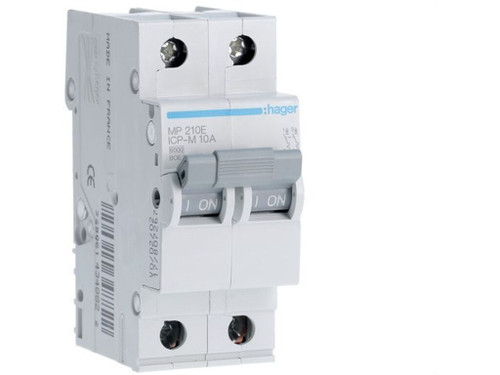Interruptor magnético bipolar 10A curva ICP-M - Hager