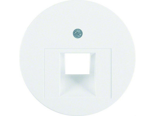 Tapa FCC RCLASSIC blanco polar brillo - Hager