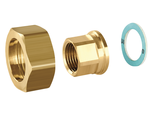 Racor tipo 13 DN25 rosa interna conexión plana - Honeywell Home