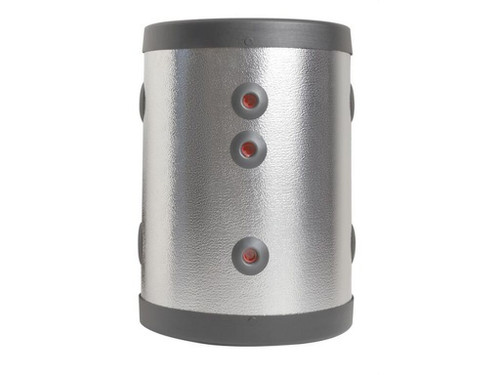 Depósito de inercia 750 AR-A 750l 6bar 3" 910x1945mm acero negro al carbono para circuitos primarios de refrigeración y bomba de calor - Ibaiondo - Ibaiondo