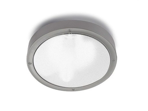 Plafón BASIC pequeño E27 18W gris/plástico mate - Ledsc3 - Ledsc4