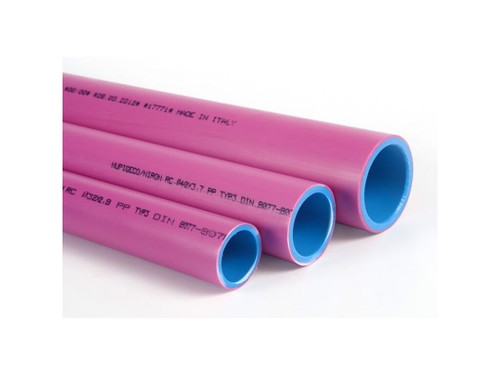 Tubo NIRON PURPLE diámetro 75x6,8mm (Barra 4m) - Niron
