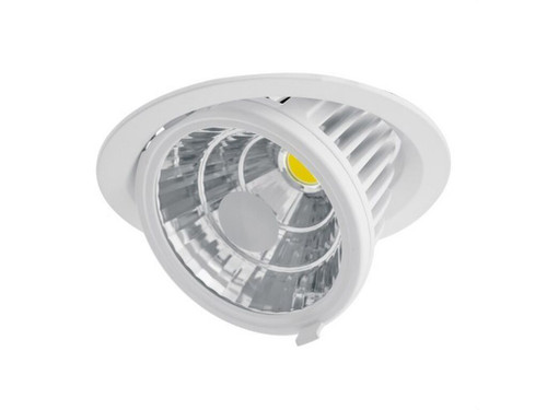 Proyector LED empotrable MIÑO LED, con una potencia de 50W, 4000K y 4845lm. Con un ángulo de apertura de 40°, ofrece una iluminación eficaz y eficiente. - Prilux