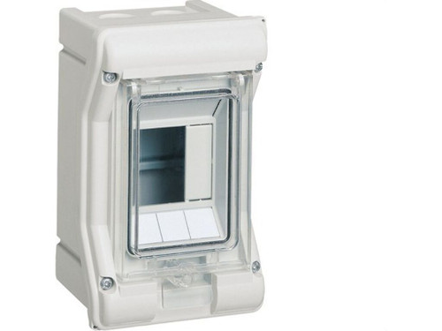 Caja superficie estanca VE IP65 Pta. transparente - Hager
