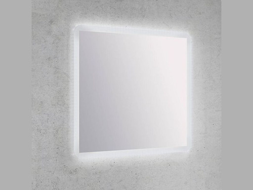 Espejo STELLA 70x120x2,1cm luna de cantos redondeados. Cristal pulido. Luz blanca LED integrada en el espejo - Royo