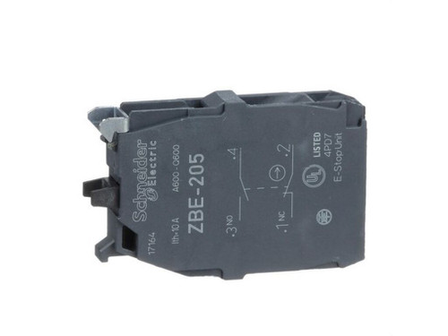 Bloque contacto estándar doble 1 NA-1 NC tornillo - Schneider Electric