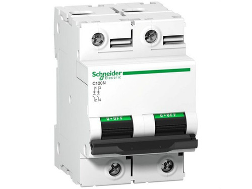 Interruptor automático magnetotérmico C120N 2P 100A curva-C - Schneider Electric