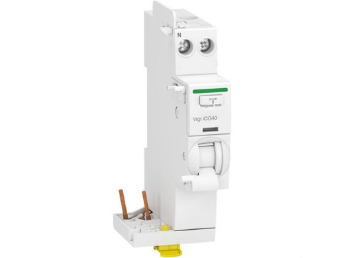Dispositivo ACTI 9 VIGI ICG40 1PN 40A 30mA AC tipo A de corriente residual complementario - Schneider Electric