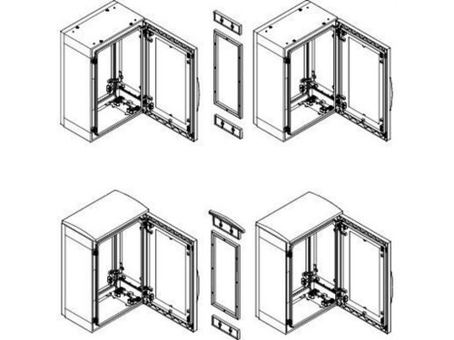 Kit marco de unión horizontal THALASSA PLA para armario 1500x320mm - Schneider Electric