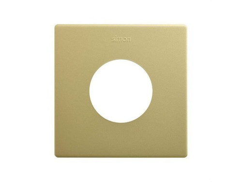 Marco mínimo SIMON 270 para enchufes con 1 elemento bronce - Simon