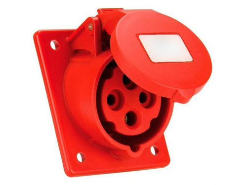 Base trascuadro inclinada 3P+TT 16A 400V IP44 - Solera