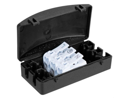 Caja conexión para luminaria IP20 16A 450V AC terminal 3P sección 0,5-2,5mm² para cable de 4-5mm - Solera