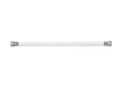 Tubo flexible TUCAI TAQ PREMIUM trenzado blanco racorería acero H-H 3/8"-3/8" 400mm