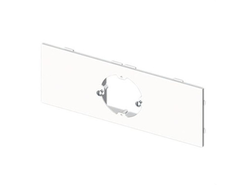 Placa para 1 mecanismo UNIVERSAL U24X PVC blanco nieve - Unex