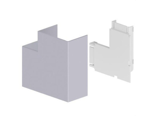 Angulo plano 50x80 U24X PVC aluminio - Unex
