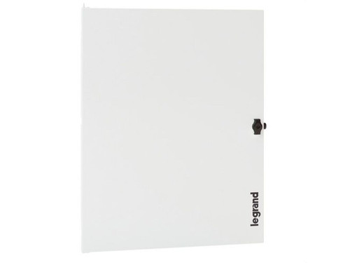 Puerta metálica XL³ S 160 con llave para caja de 4 filas de 24 módulos - Legrand