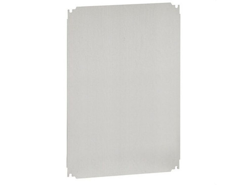 Placa ciega - Acero galvanizado - Montaje vertical para cajas altura 500mm x anchura 400mm - Peso: 2,7 kg. - Legrand