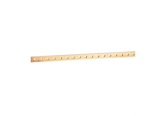 Barra cobre plana rígida 25x5mm - 330/270A admitidos - Longitud 1750mm - Legrand