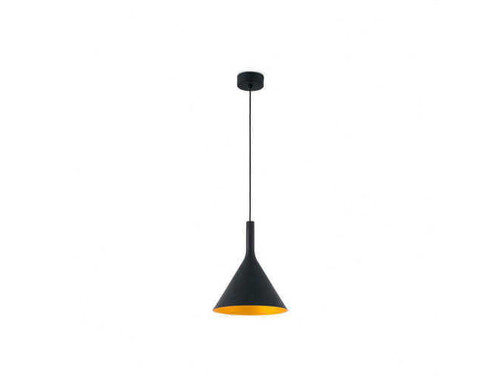 Luminaria pam-g led 24w 3000k negro/oro - Faro