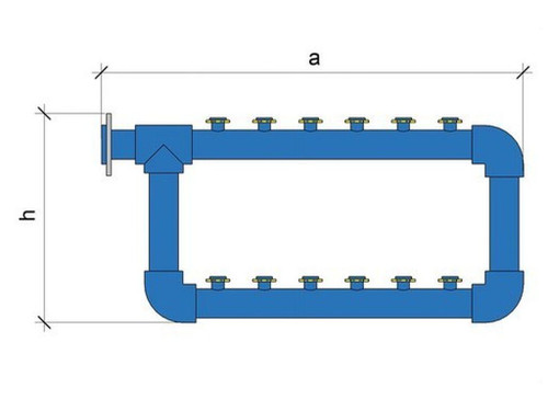 Bateria Ppr 16 Contadores 2 Filas Lateral Superior - Italsan