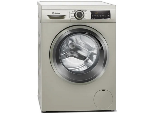 Lavadora de 8 kg de capacidad 1400 rpm con múltiples funciones en acabado acero anti huellas - Balay