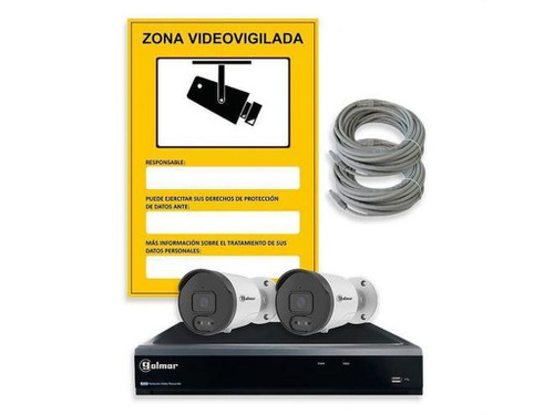 Kit camaras bullet kit-21b414n grabador + 2 camaras - Golmar