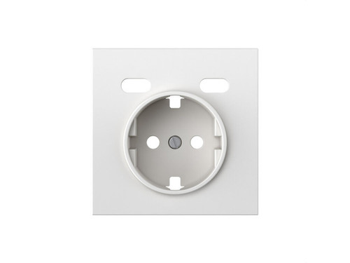 Tapa para schuko + 2usb c+c blanco - Simon