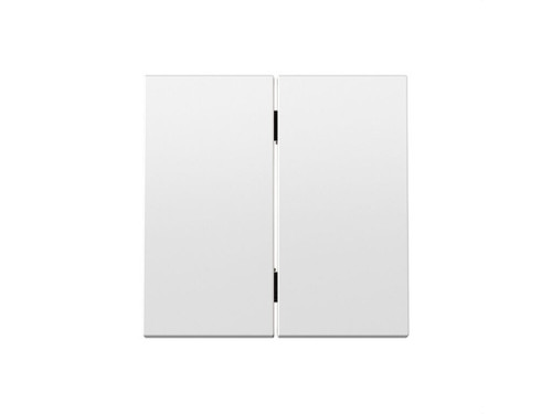 Tecla doble para mecanismos pulsantes blanco - Simon