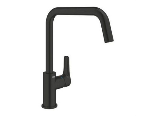 Monomando fregadero caño alto eurosmart negro mate - Grohe