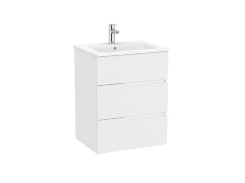 Conjunto Victoria-N Mble.Ba.+Lav.Dbl.Bl 3 Cjn.600Mm Blm. - Roca