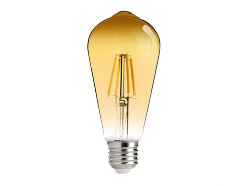 Lampara vintage st64 8w 2200k e27 ambar regulable - Ldvlighting
