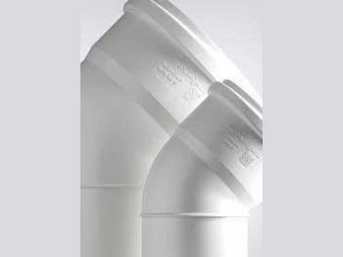 Codo 45° M-H Insonorizado Mute Diametro 75 Junta Elastica - Ferro-Plast