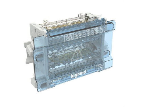 Repartidor modular escalonado 4P 100A 11 salidas 8 módulos - Legrand