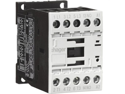 Contactor 3P+1 Na 9A Ac3 230/240V 50/60Hz - Hager