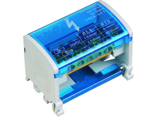 Repartidor de fases 4p 125a 5xø5.3mm+2xø7.5mm - Maxge