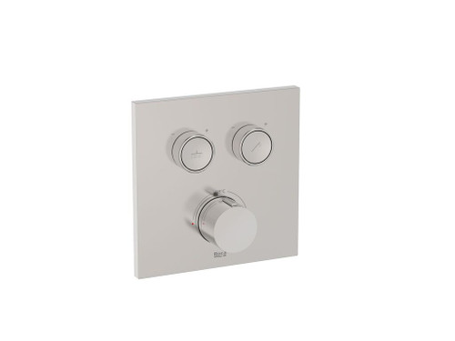Mezclador termostatico t-3000 square empotrado inox - Roca