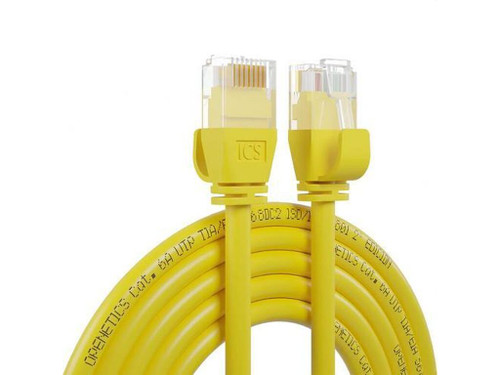 Latiguillo ultra delgado cat. 6a/6 u/utp lszh 2m color amarillo modelo slim patch - Openetics