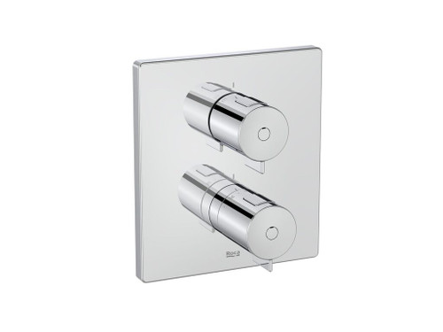 Griferia termostatica empotrable baño ducha t-500 cromo - Roca